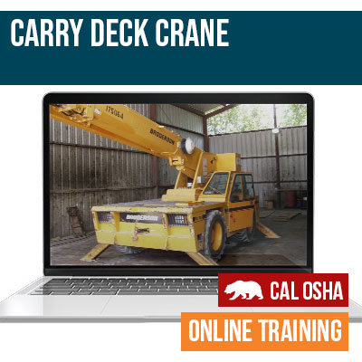 Carry Deck California Training